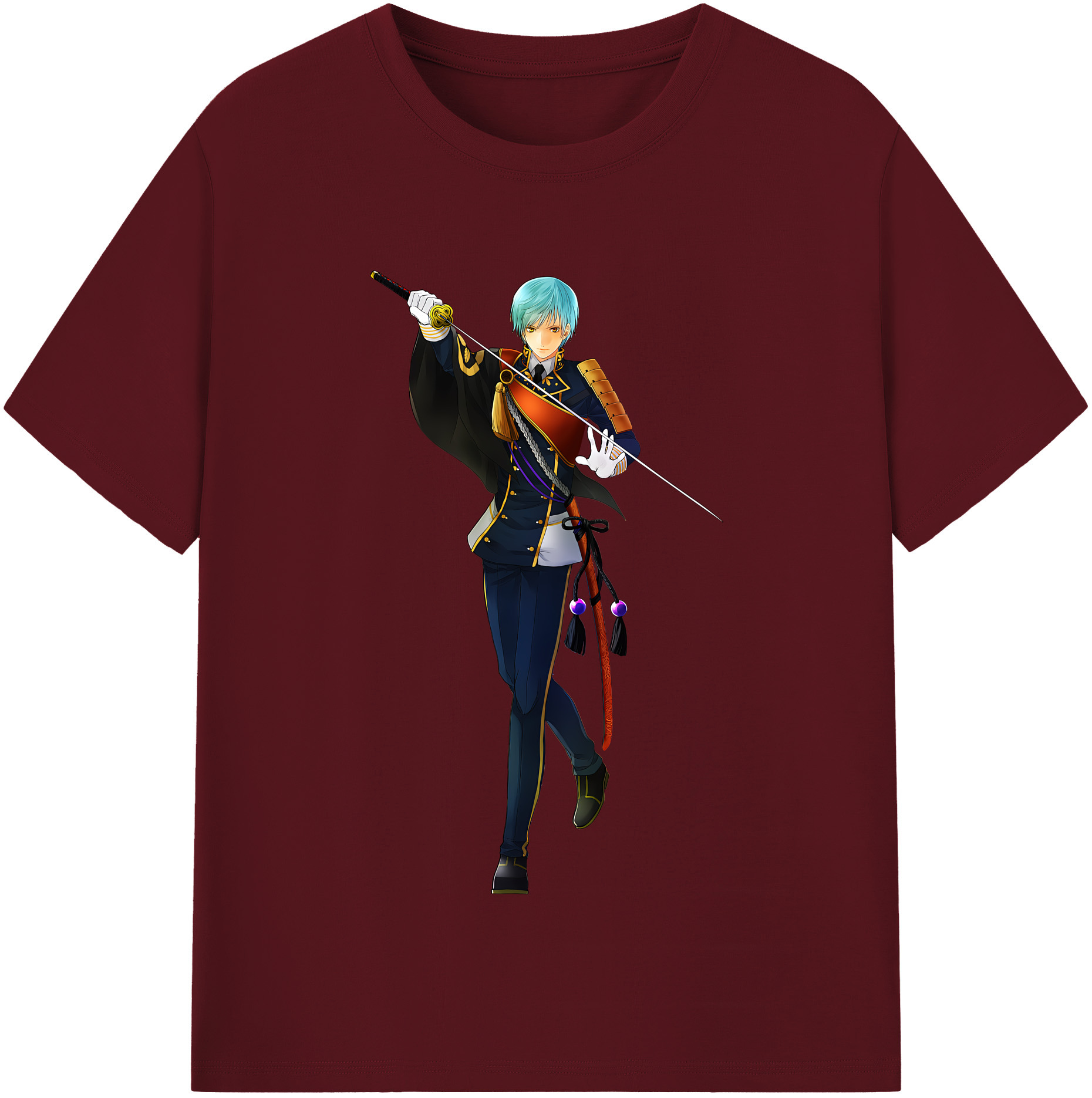 （画像用） 刀剣乱舞 Touken Ranbu 綿100％半袖Tシャツ（フロントプリント）